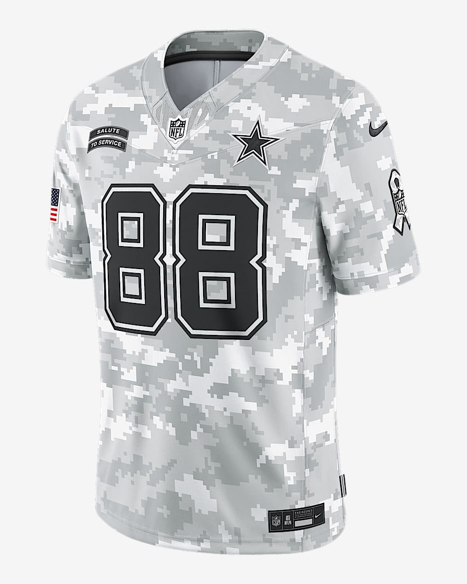 CeeDee Lamb Dallas Cowboys Salute to Service Men s Nike Dri FIT NFL Limited Jersey. Nike